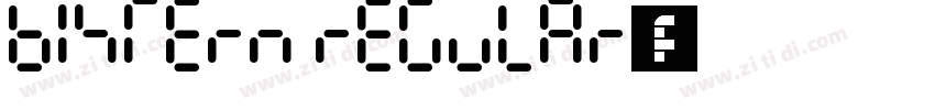 Bistern Regular字体字体转换